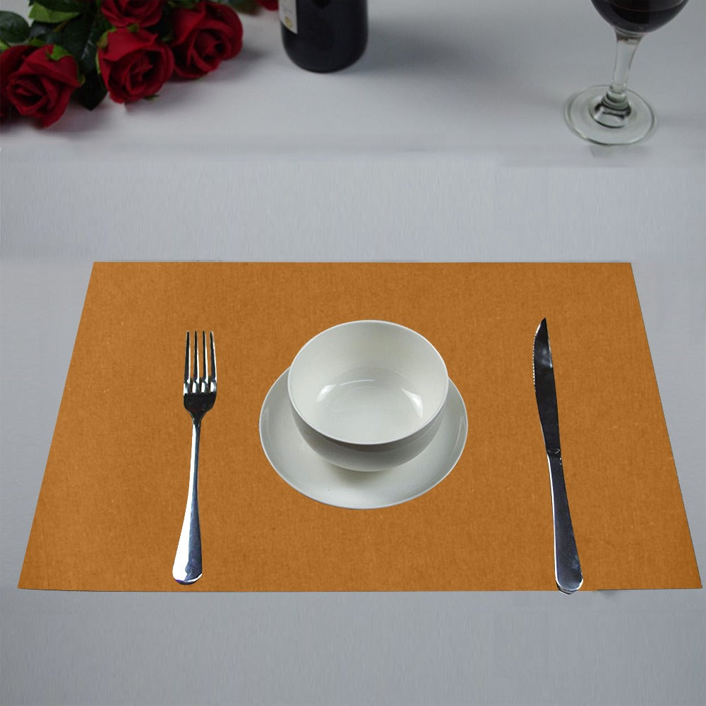 Brown Placemats 12" x 18" With Brown Logo Placemats 12" x 18" (Set of 2)