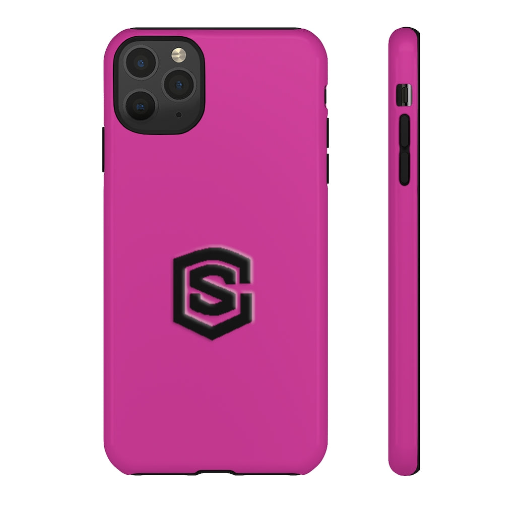 Purple Tough Cases Black Logo