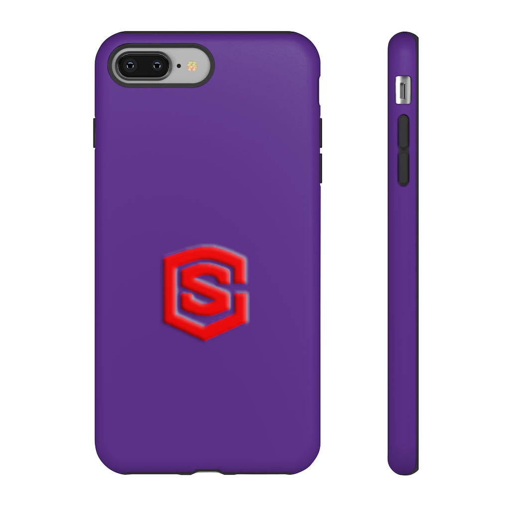 Purple Tough Cases Red Logo