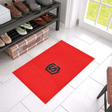 Red Doormat 24" x 16" (Sponge Material) with Black Logo Doormat 24" x 16" (Sponge Material)