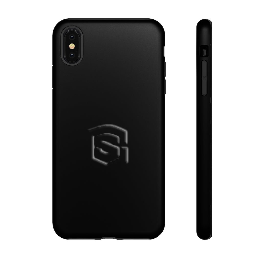 Black Tough Cases Black Logo