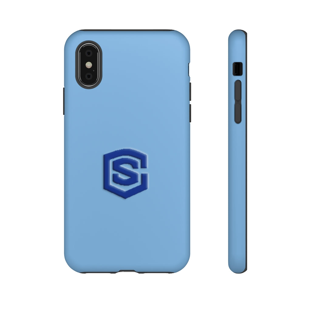 Blue Tough Cases Blue Logo