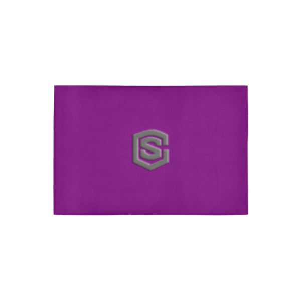 Purple Doormat 24" x 16" (Sponge Material) with Gray Logo Doormat 24" x 16" (Sponge Material)