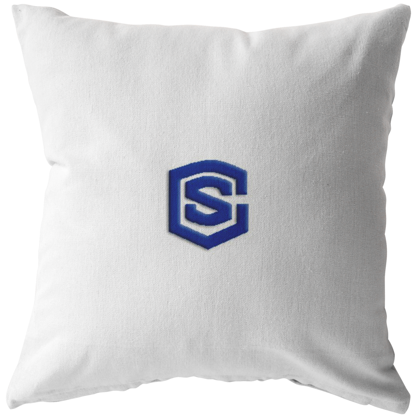 WHITE PILLOW BLUE LOGO