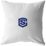 WHITE PILLOW BLUE LOGO