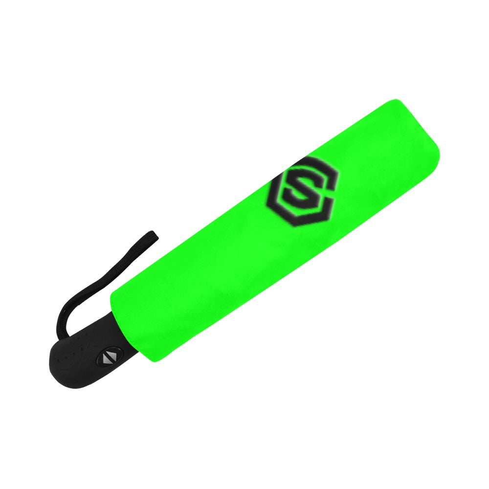 Green Anti-UV Automatic Umbrella With Black Logo Anti-UV Automatic Umbrella(Outside Printing)(Model U09)