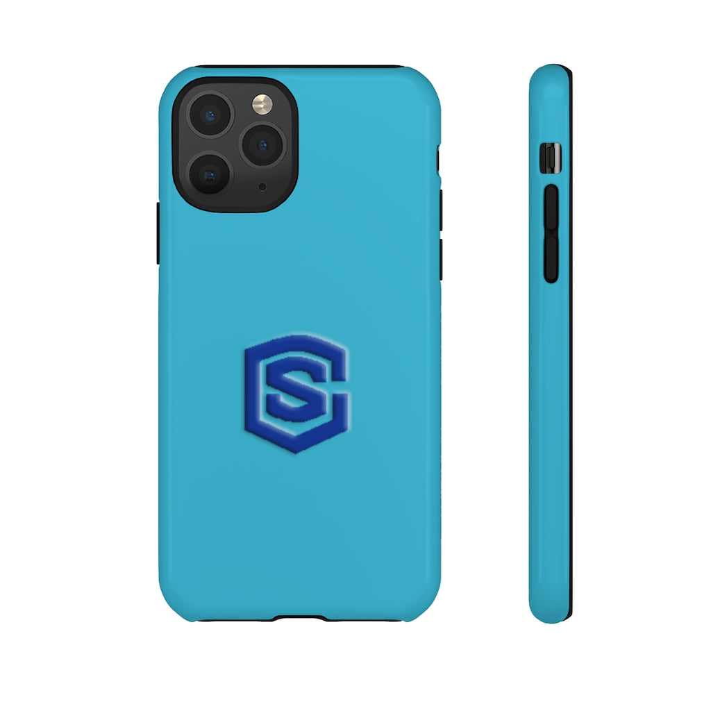Blue Tough Cases Blue Logo