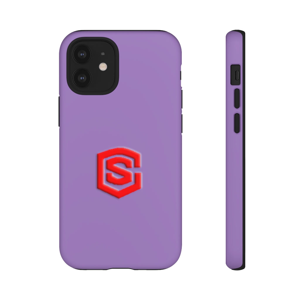 Purple Tough Cases Red Logo