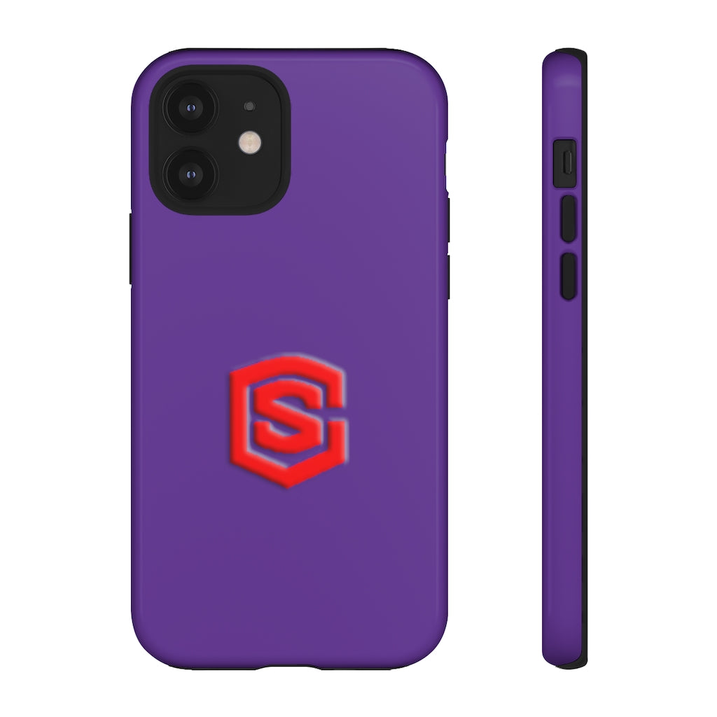 Purple Tough Cases Red Logo