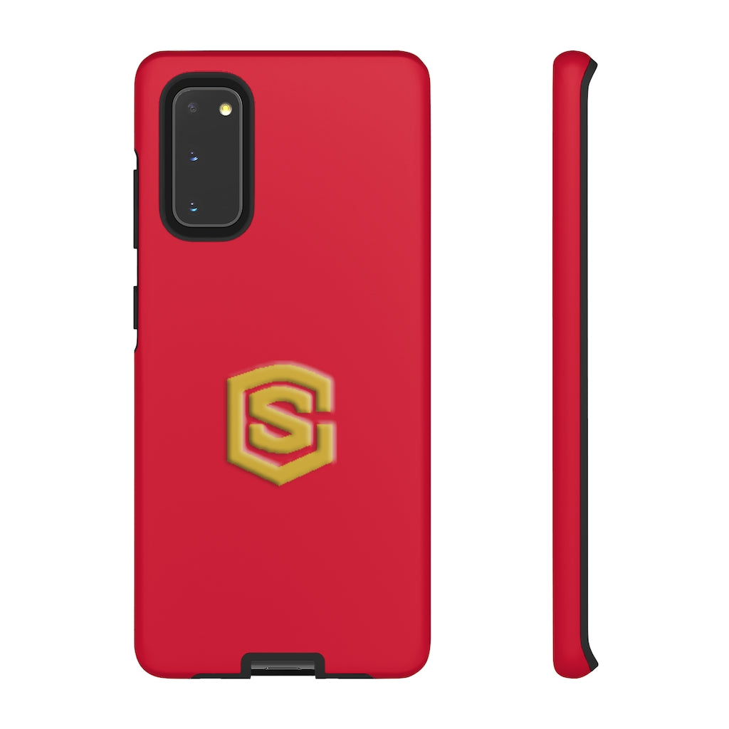 Red Tough Cases Gold Logo