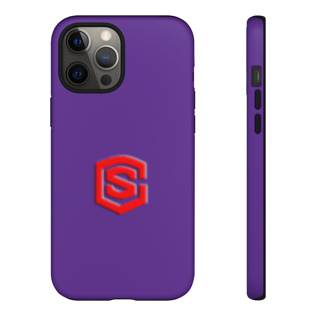 Purple Tough Cases Red Logo