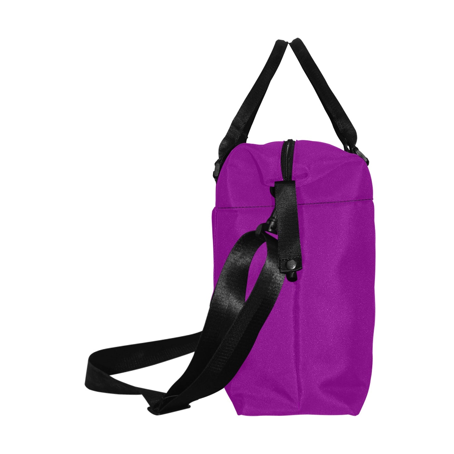 Purple Large Capacity Duffle Bag With Blue Logo Large Capacity Duffle Bag(Model1715)