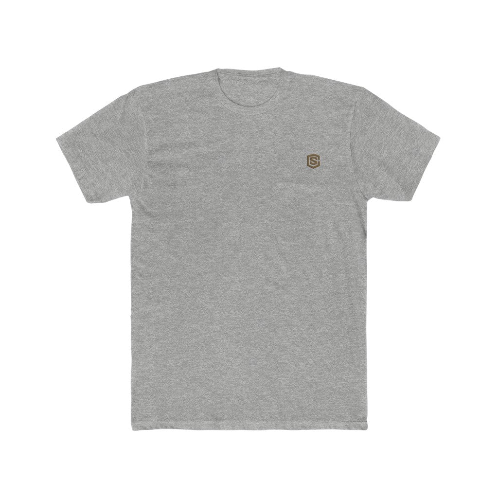 Cotton Tee Brown Logo