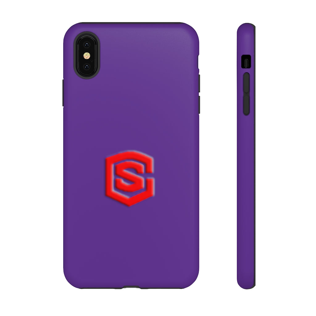 Purple Tough Cases Red Logo