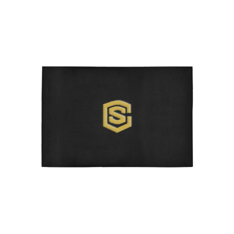 Black Doormat 24" x 16" (Sponge Material) with Gold Logo Doormat 24" x 16" (Sponge Material)