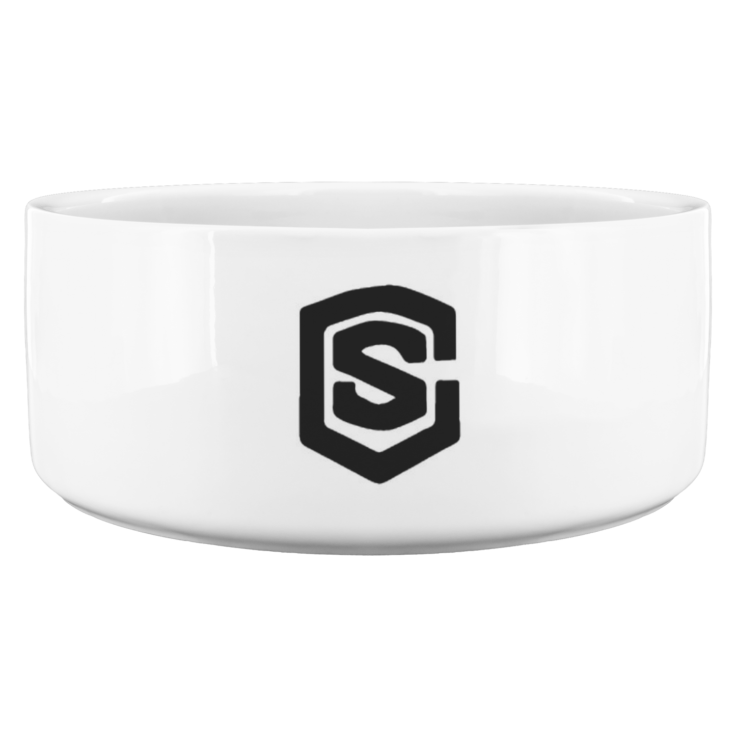 Dog Bowl WITH BLACK LOGO