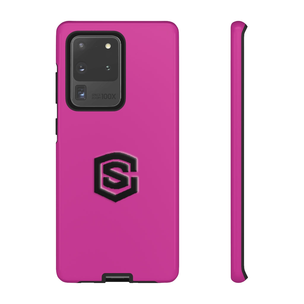 Purple Tough Cases Black Logo