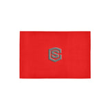 Red Doormat 24" x 16" (Sponge Material) with Gray Logo Doormat 24" x 16" (Sponge Material)