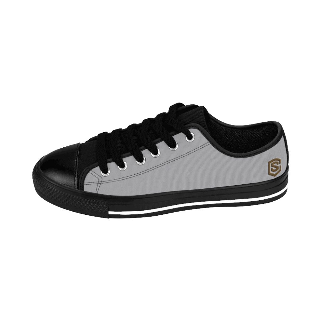grey Women's Sneakers Brown logo
