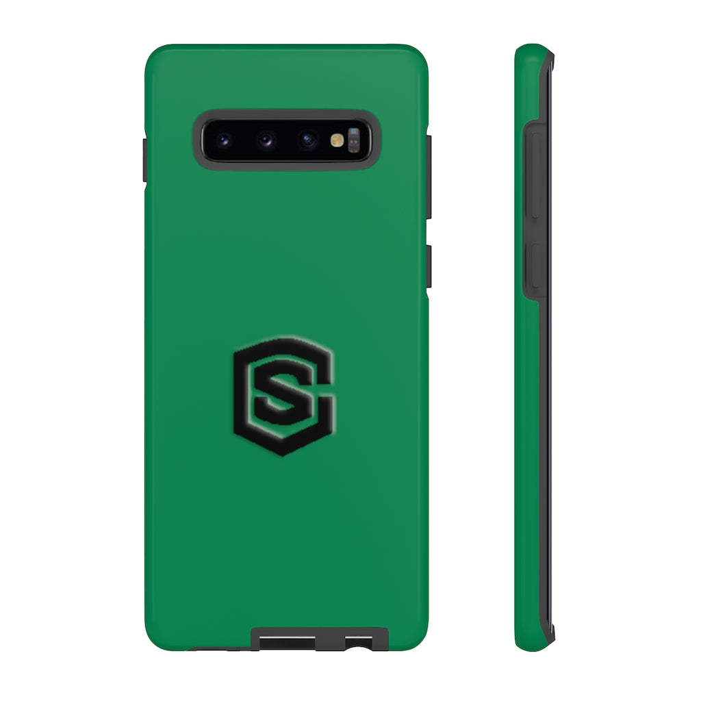 Green Tough Cases Black Logo