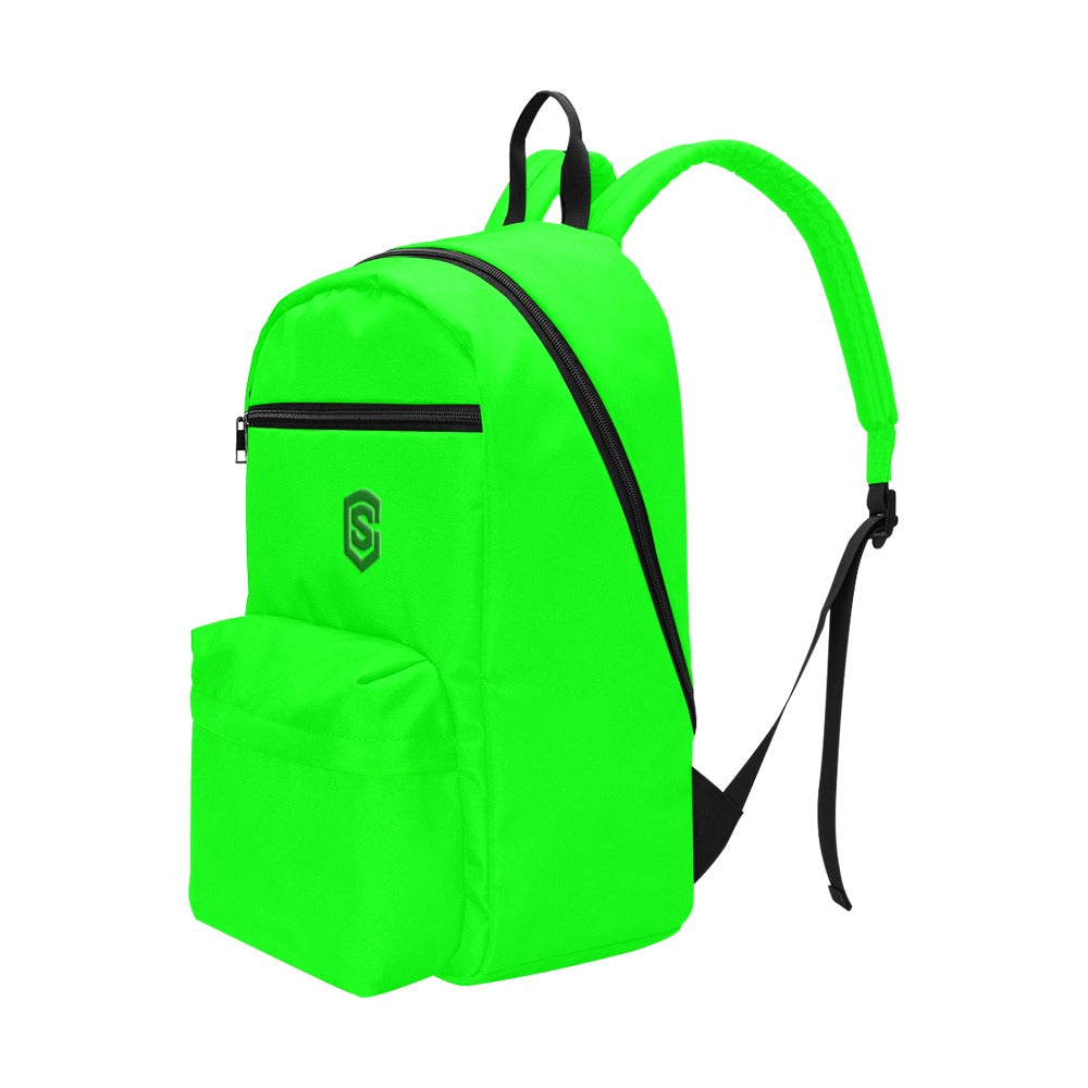 Green Travel Backpack With Green Logo Travel Backpack(Large Capacity)(Model 1691)
