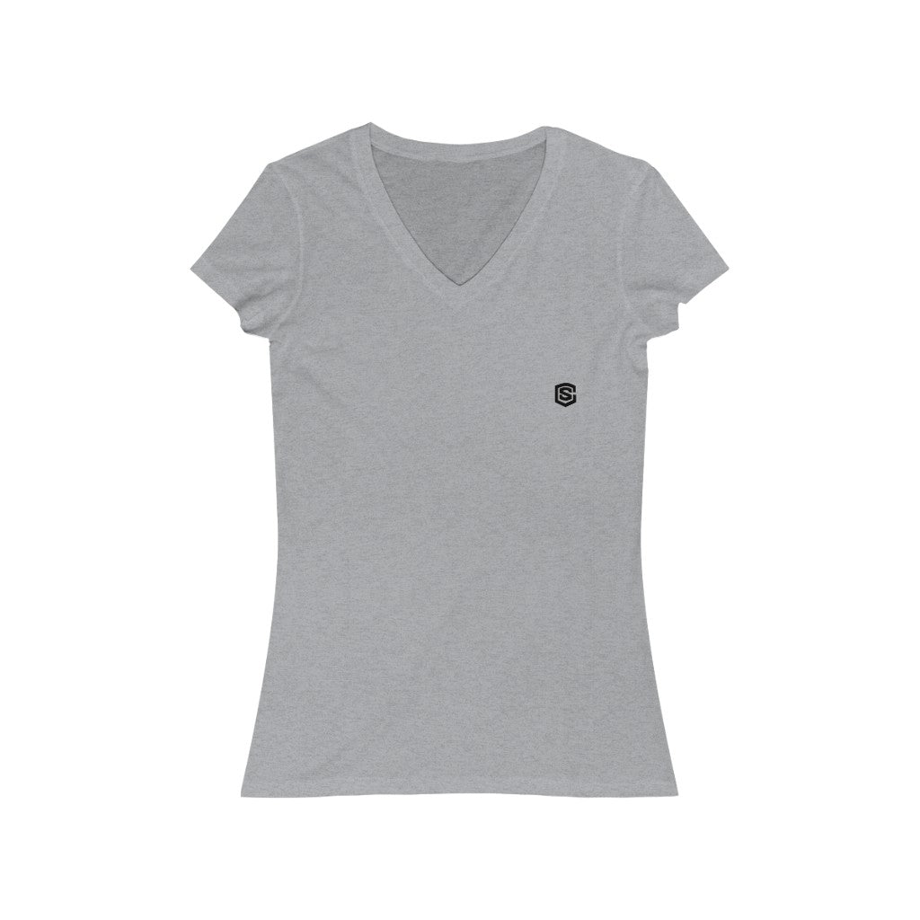 Women's Jersey Short Sleeve V-Neck Tee
