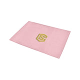 Pink Doormat 24" x 16" (Sponge Material) with Gold Logo Doormat 24" x 16" (Sponge Material)