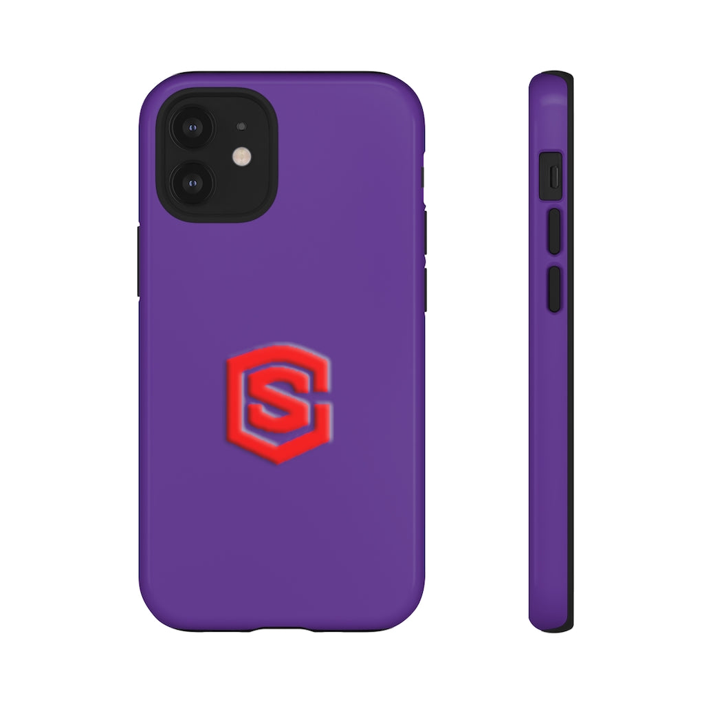 Purple Tough Cases Red Logo