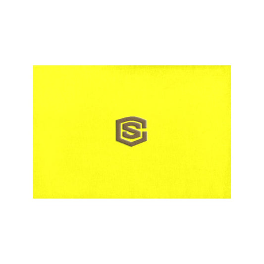 Yellow Placemats 12" x 18" With Brown Logo Placemats 12" x 18" (Set of 2)