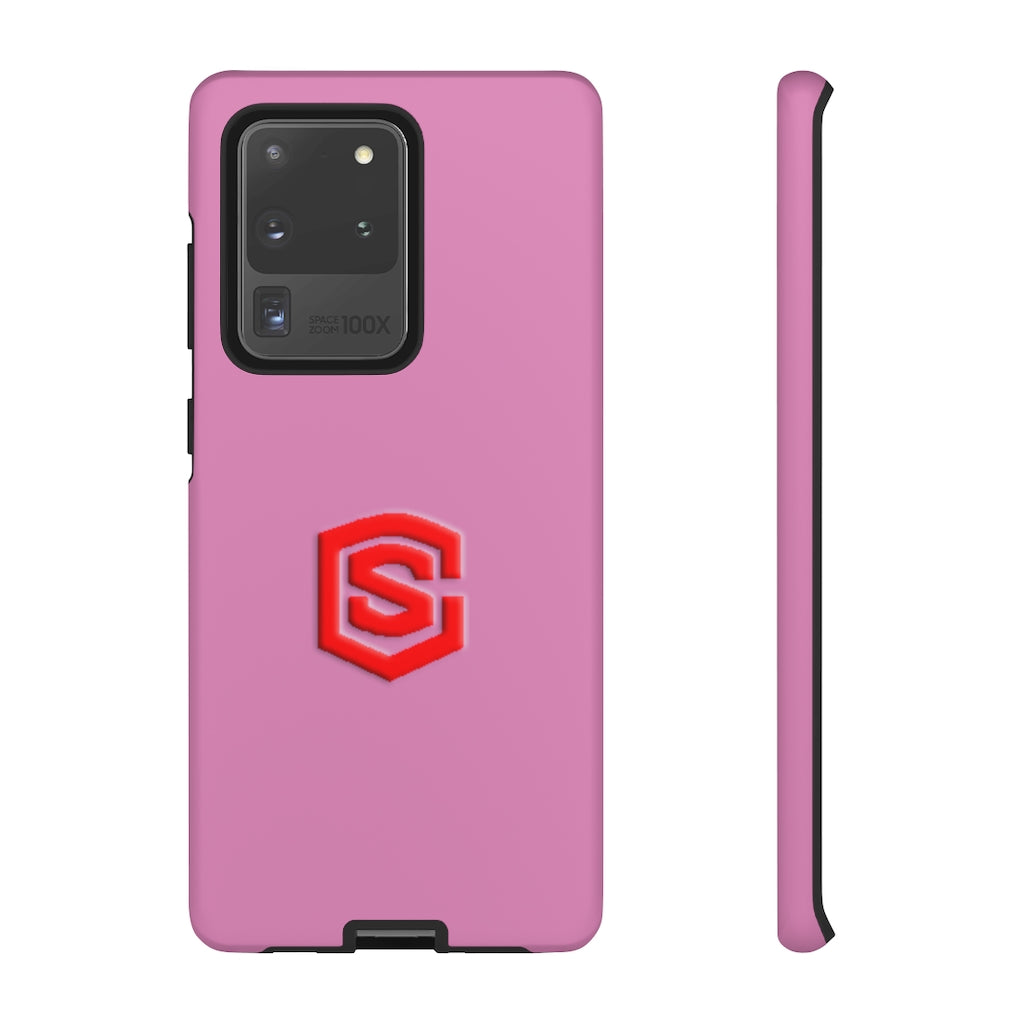 Pink Tough Cases Red Logo