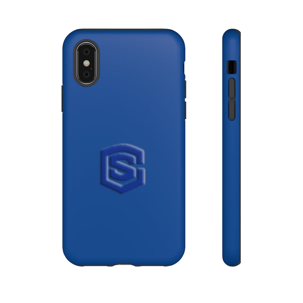 Blue Tough Cases Blue Logo
