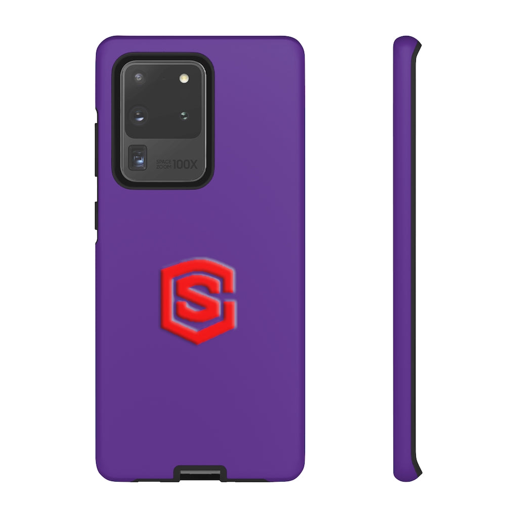 Purple Tough Cases Red Logo