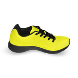 YELLOW  KID SNEAKER WITH YELLOW LOGO Kid's Sneakers (Little Kid / Big Kid) (Model020)