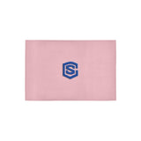 Pink Doormat 24" x 16" (Sponge Material) with Blue Logo Doormat 24" x 16" (Sponge Material)