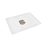 White Doormat 24" x 16" (Sponge Material) with Brown Logo Doormat 24" x 16" (Sponge Material)