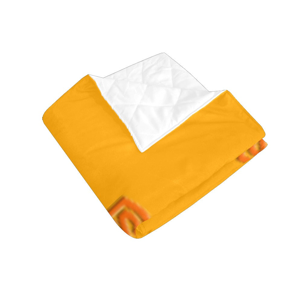 ORANGE CUSTOM QUILT ORANGE LOGO Custom Quilt  70" x 80"