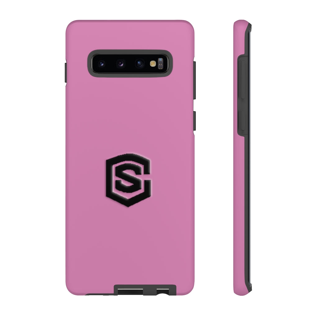 Pink Tough Cases Black Logo