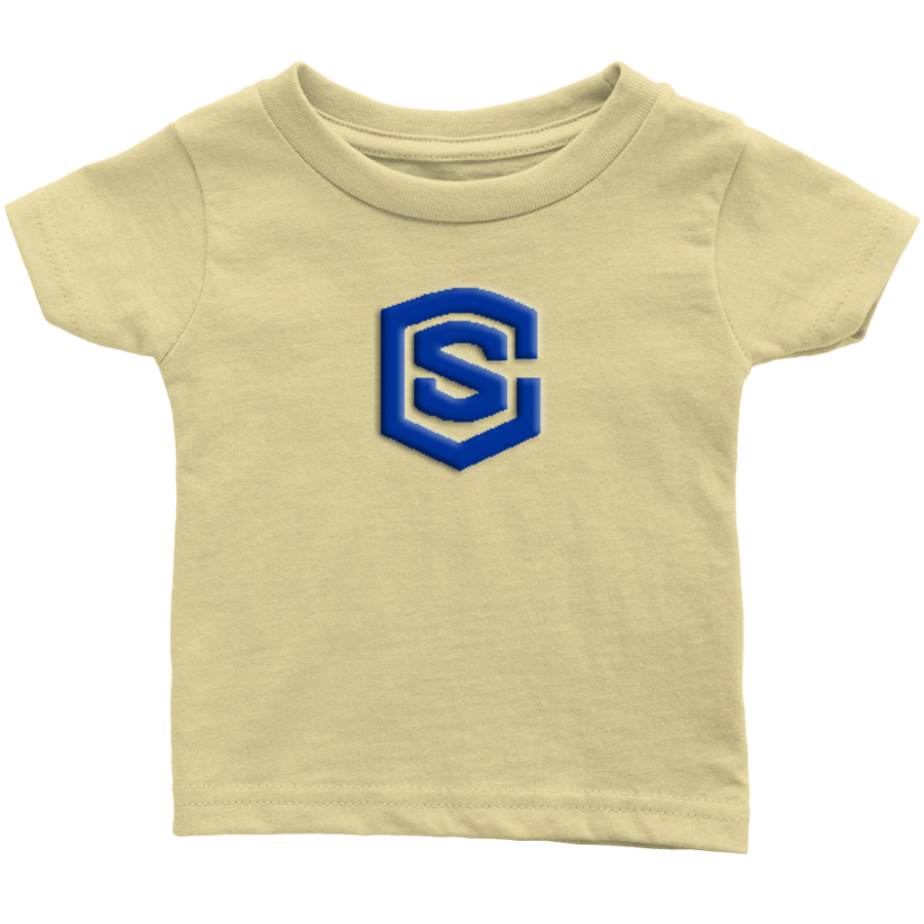 Infant T-Shirt WITH BLUE LOGO