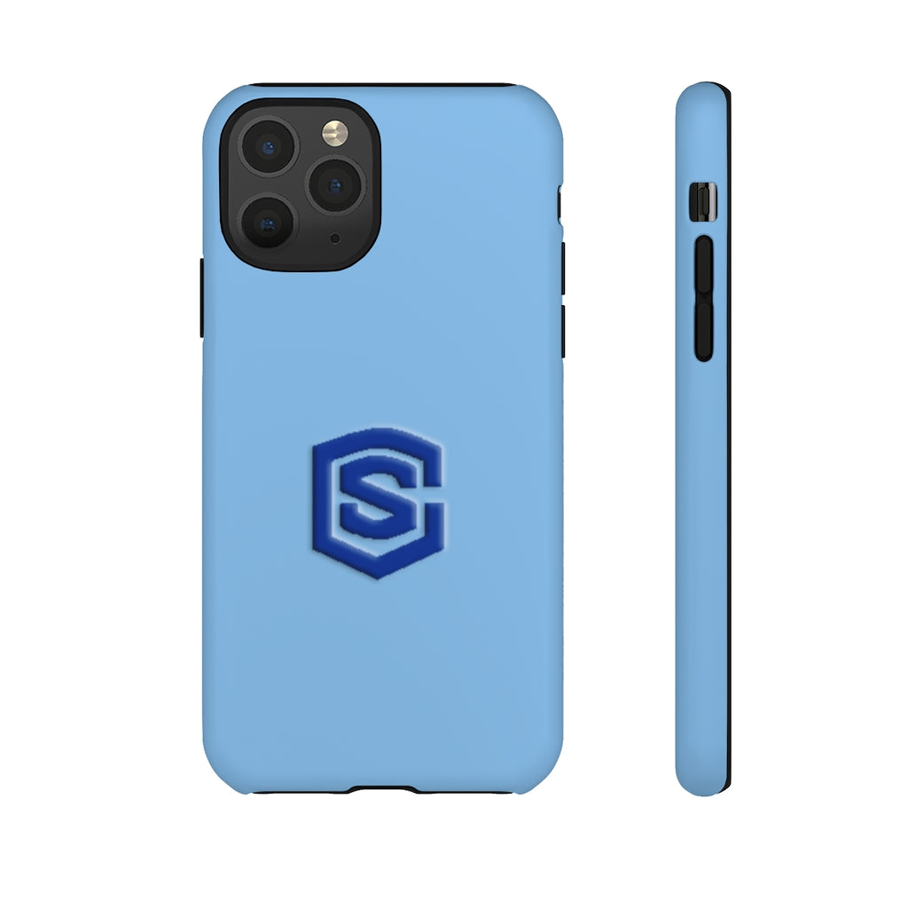 Blue Tough Cases Blue Logo