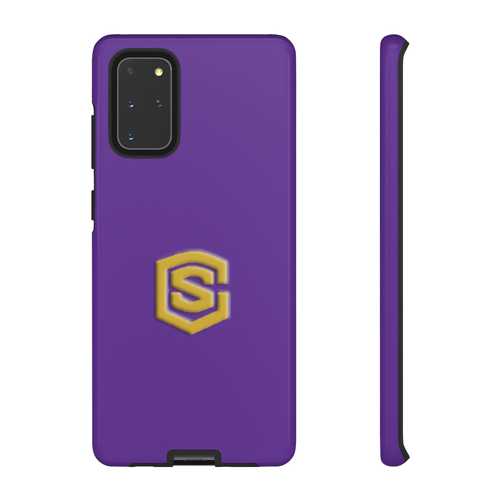 Purple Tough Cases Gold Logo