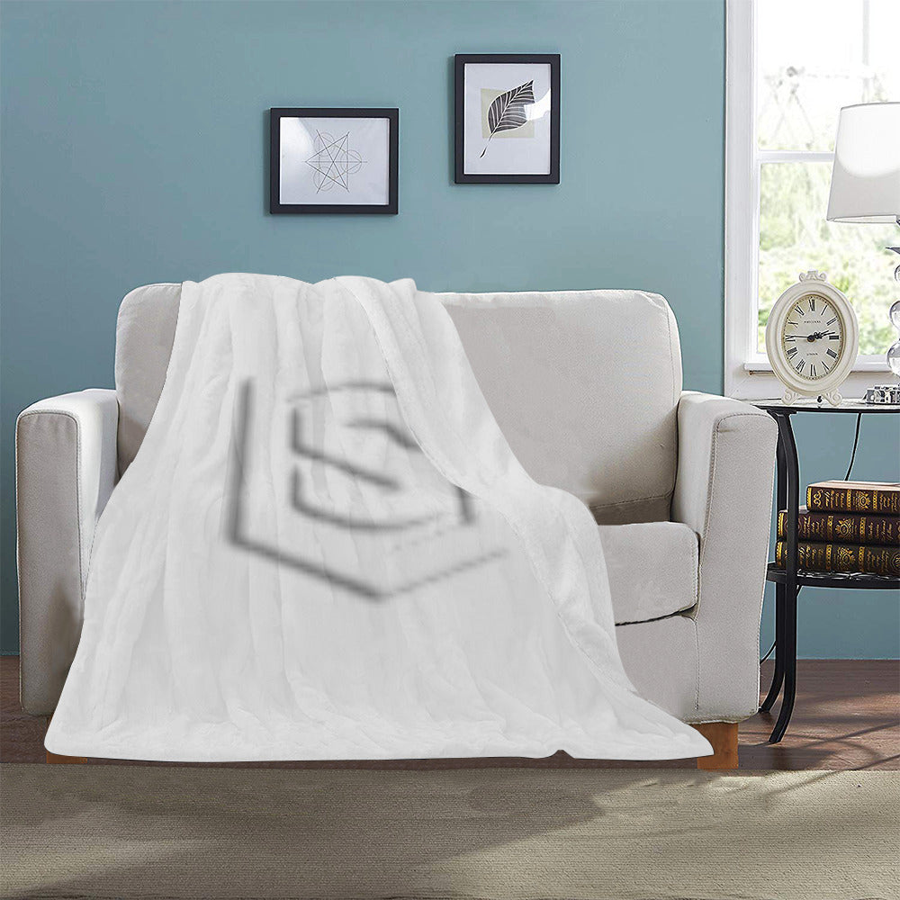 White Ultra-Soft Micro Fleece Blanket White Logo Ultra-Soft Micro Fleece Blanket 30"x40"