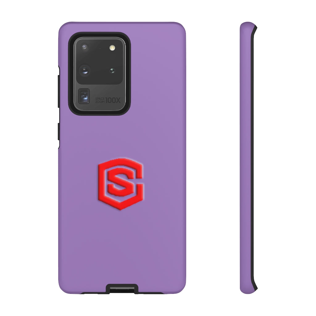Purple Tough Cases Red Logo