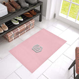 Pink Doormat 24" x 16" (Sponge Material) with Silver Logo Doormat 24" x 16" (Sponge Material)