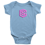 Baby Bodysuit WITH PINK LOGO