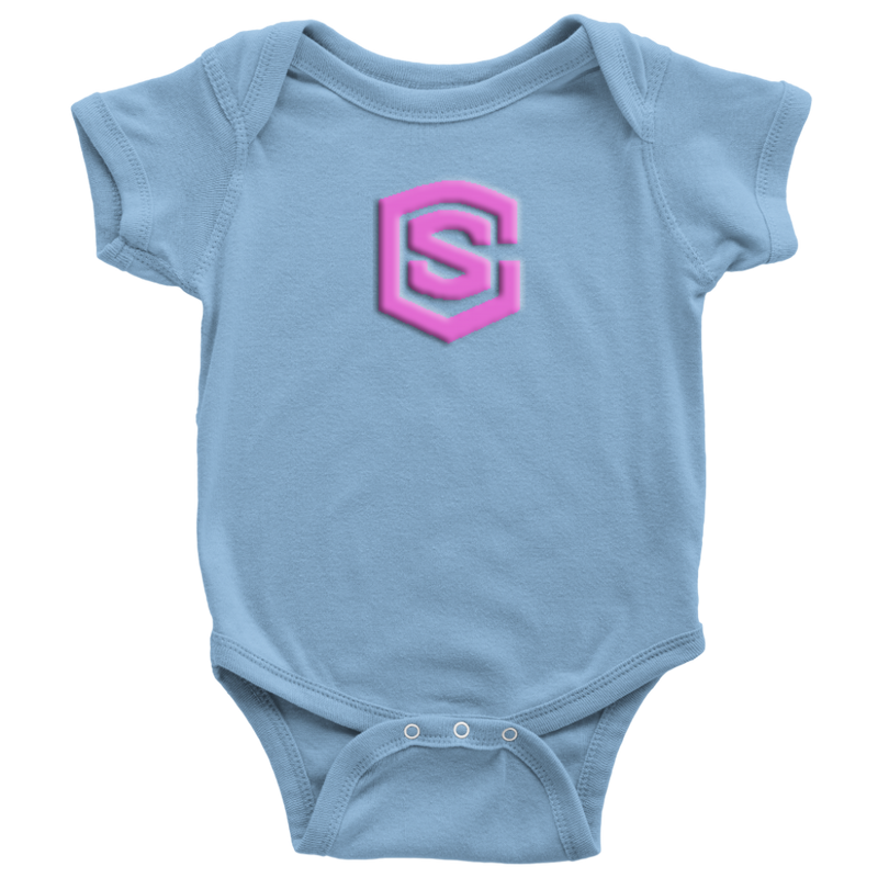 Baby Bodysuit WITH PINK LOGO