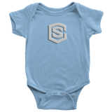 Baby Bodysuit WITH SILVER LOGO