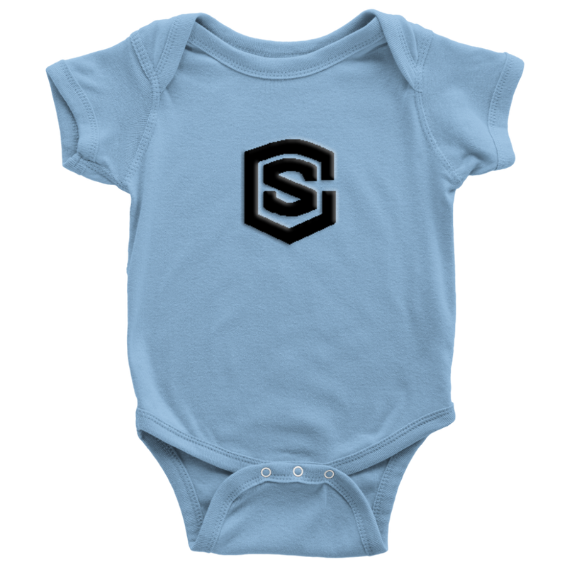 Baby Bodysuit WITH BLACK LOGO