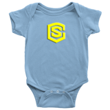 Baby Bodysuit WITH YELLOW LOGO