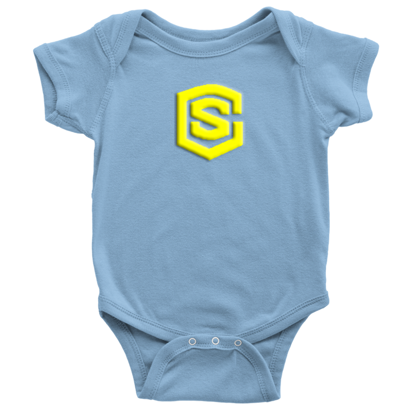 Baby Bodysuit WITH YELLOW LOGO