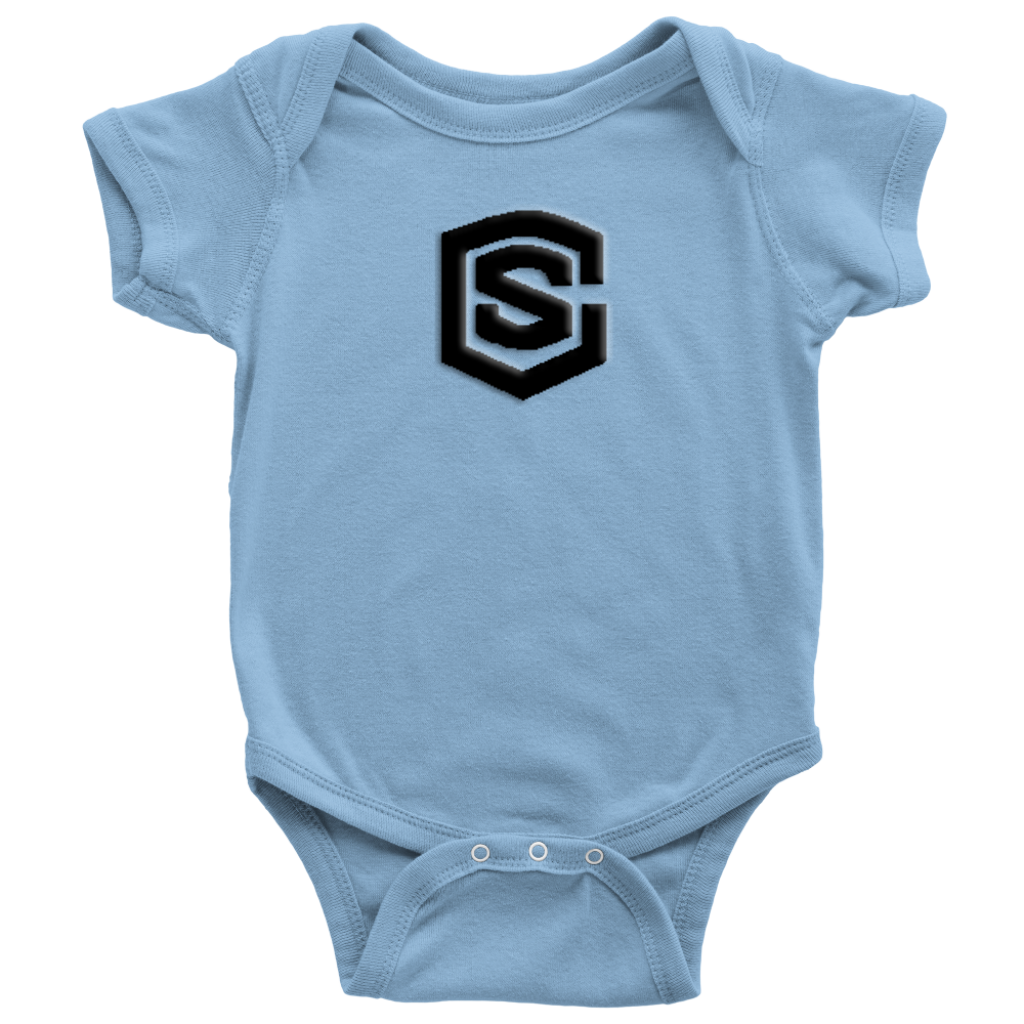 Baby Bodysuit WITH BLACK LOGO
